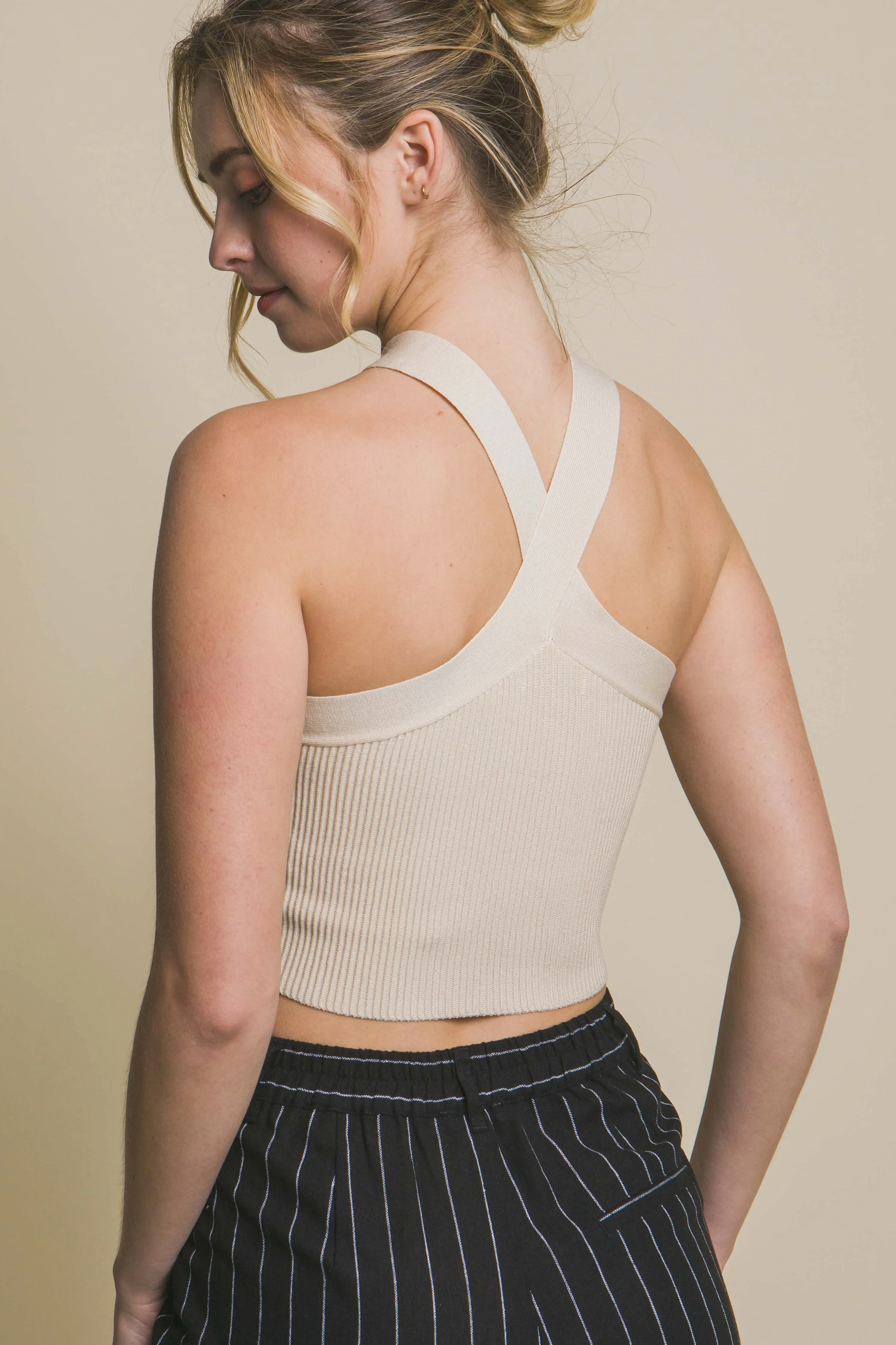 Turn Of Events Ribbed Tank Top