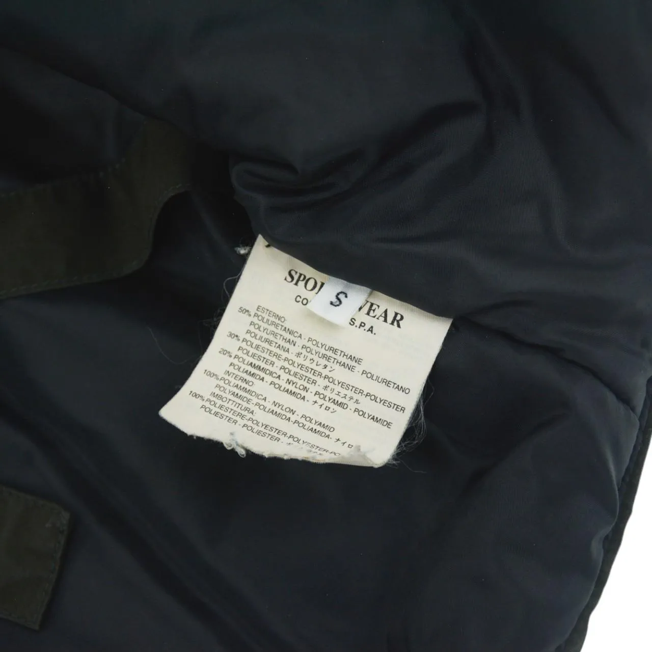 Vintage 2000 CP Company Moreno Ferrari Cropped Puffer Jacket Size S
